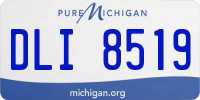 MI license plate DLI8519