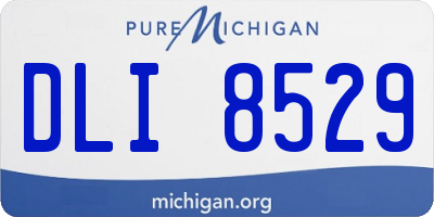 MI license plate DLI8529