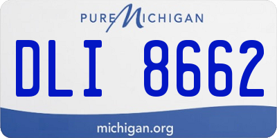 MI license plate DLI8662
