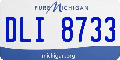 MI license plate DLI8733