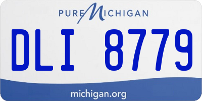 MI license plate DLI8779