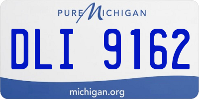 MI license plate DLI9162