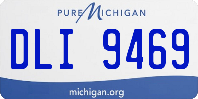 MI license plate DLI9469