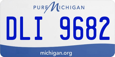 MI license plate DLI9682