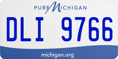 MI license plate DLI9766