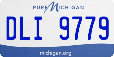 MI license plate DLI9779