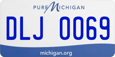 MI license plate DLJ0069