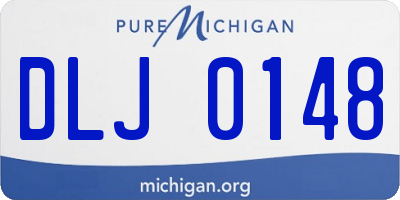 MI license plate DLJ0148