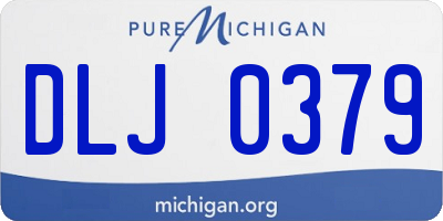 MI license plate DLJ0379