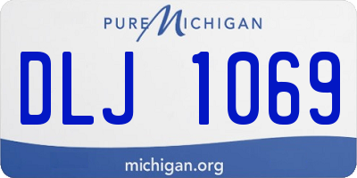 MI license plate DLJ1069