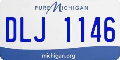 MI license plate DLJ1146