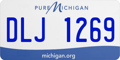 MI license plate DLJ1269
