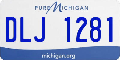 MI license plate DLJ1281