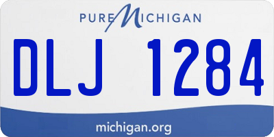 MI license plate DLJ1284