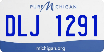 MI license plate DLJ1291