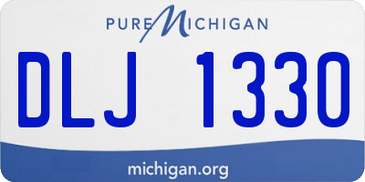 MI license plate DLJ1330