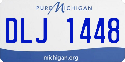 MI license plate DLJ1448