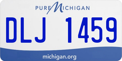 MI license plate DLJ1459