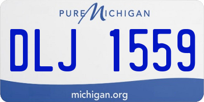 MI license plate DLJ1559