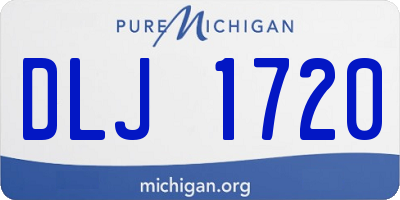 MI license plate DLJ1720