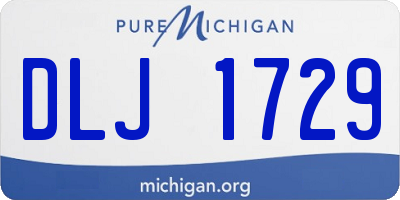 MI license plate DLJ1729