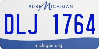 MI license plate DLJ1764