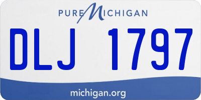 MI license plate DLJ1797