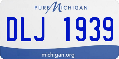 MI license plate DLJ1939