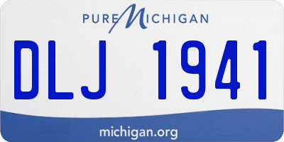MI license plate DLJ1941