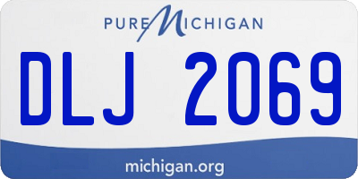 MI license plate DLJ2069