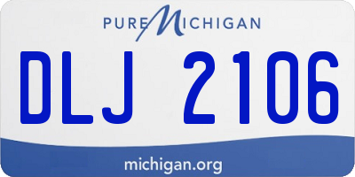 MI license plate DLJ2106