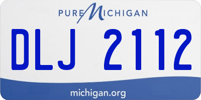 MI license plate DLJ2112