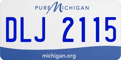 MI license plate DLJ2115
