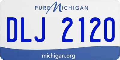 MI license plate DLJ2120