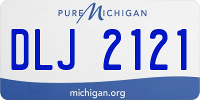 MI license plate DLJ2121