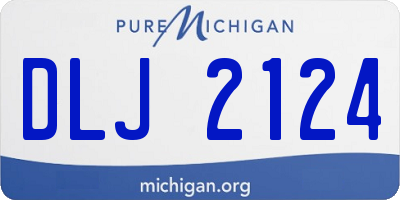 MI license plate DLJ2124