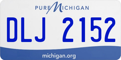 MI license plate DLJ2152