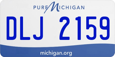 MI license plate DLJ2159