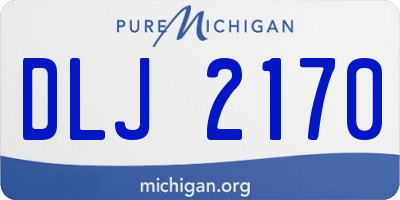 MI license plate DLJ2170