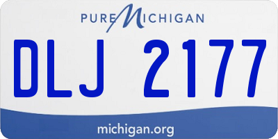 MI license plate DLJ2177
