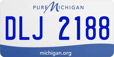 MI license plate DLJ2188