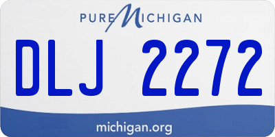 MI license plate DLJ2272