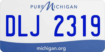MI license plate DLJ2319