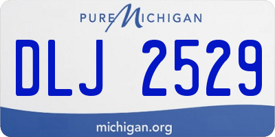 MI license plate DLJ2529