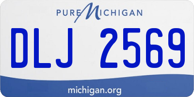MI license plate DLJ2569