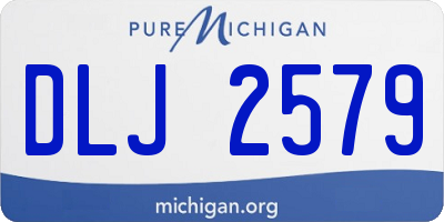 MI license plate DLJ2579