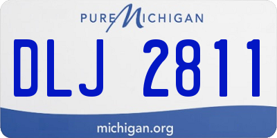 MI license plate DLJ2811
