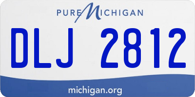 MI license plate DLJ2812