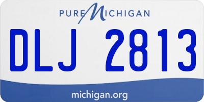 MI license plate DLJ2813