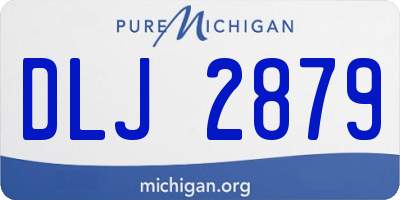 MI license plate DLJ2879
